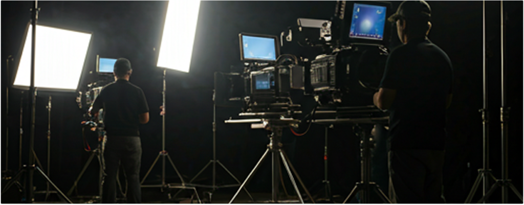 cinematic production set